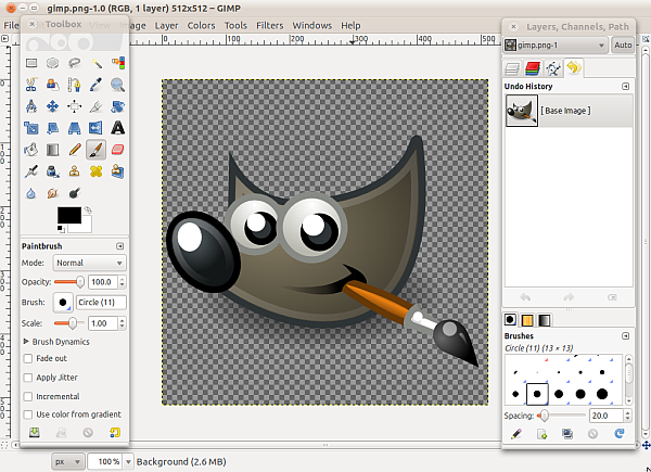 Touring the Interface of GIMP Software